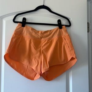 Outdoor Voices Orange Hudson Athletic Shorts